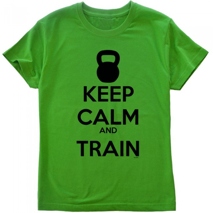 [해외]KRUSKIS Keep Calm And Train 반팔 티셔츠 7135920243 Green