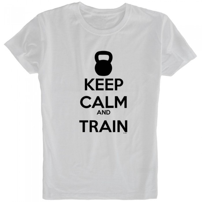 [해외]KRUSKIS Keep Calm And Train 반팔 티셔츠 7136696604 White