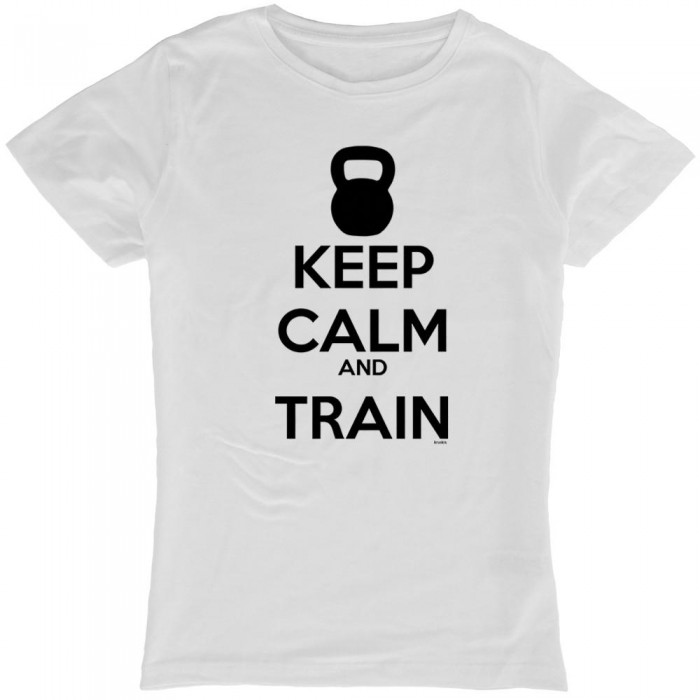 [해외]KRUSKIS Keep Calm And Train 반팔 티셔츠 7136696610 White