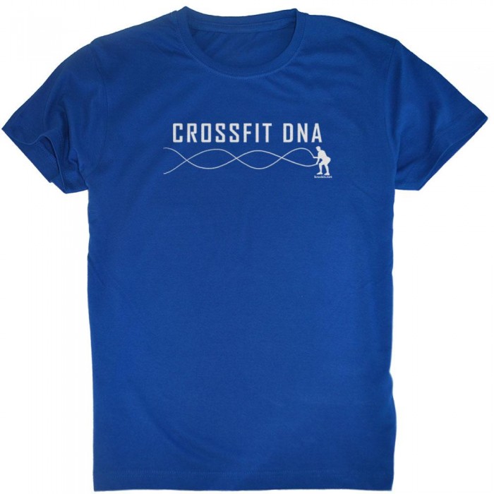 [해외]KRUSKIS Crossfit DNA 반팔 티셔츠 7136887502 Royal Blue