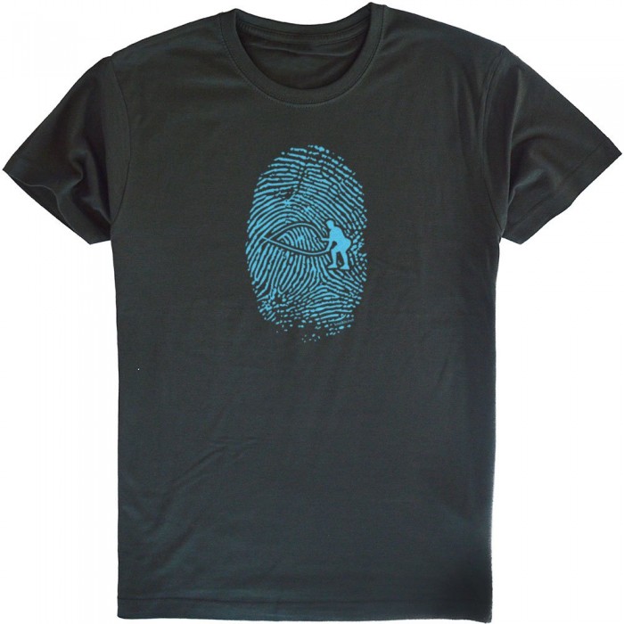 [해외]KRUSKIS Crossfit Fingerprint 반팔 티셔츠 7137039787 Dark Grey