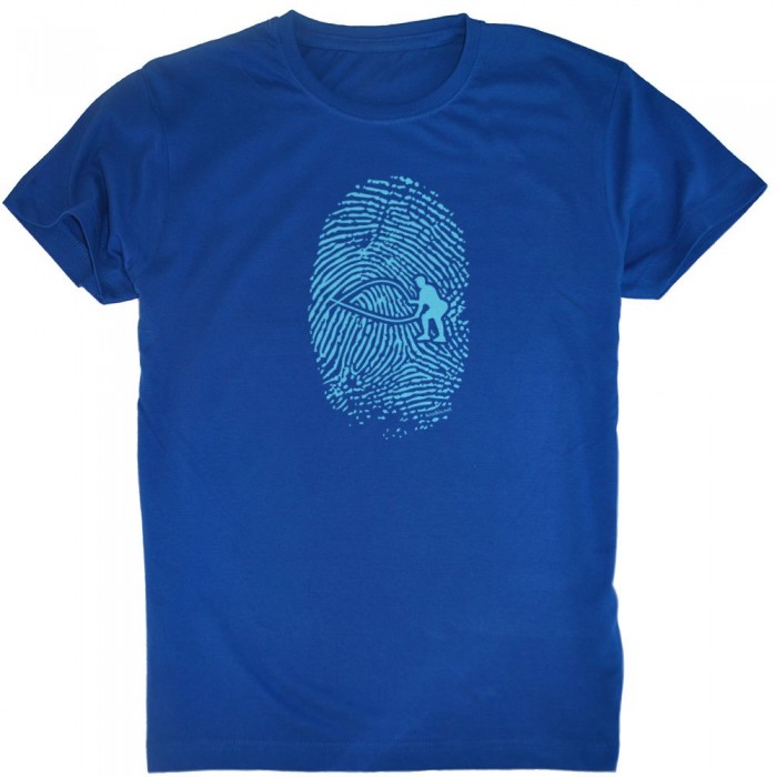 [해외]KRUSKIS Crossfit Fingerprint 반팔 티셔츠 7137039789 Royal Blue