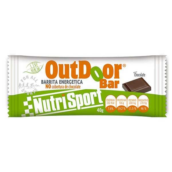 [해외]NUTRISPORT Outdoor 20 단위 초콜릿 에너지 바 상자 4613416 Multicolor