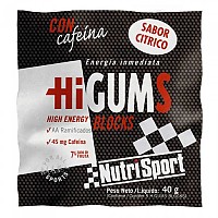 [해외]NUTRISPORT 카페인 함유 HiGums 20 단위 감귤류 에너지 젤리 상자 4135901231 Multicolor