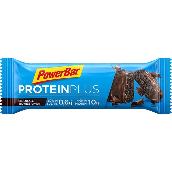 [해외]파워바 단백질 플러스 저당 35g Choco Brownie 단위 Choco Brownie 에너지 바 상자 4604179 Blue