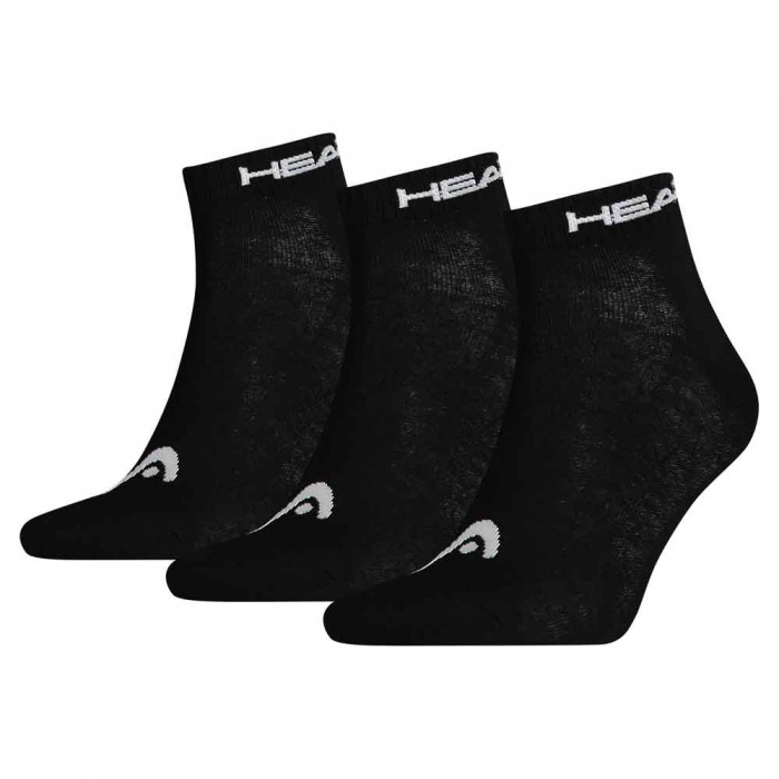 [해외]헤드 Quarter Socks 3 Pairs 12136566903 Black