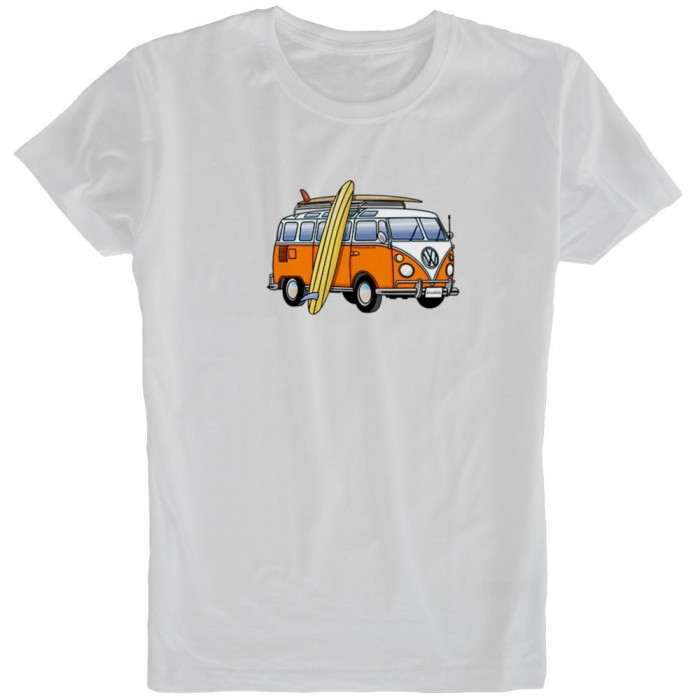 [해외]KRUSKIS Hippie Van Surf 반팔 티셔츠 14137184418 White
