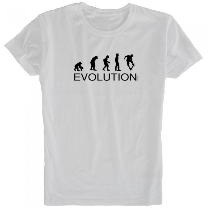 [해외]KRUSKIS Evolution Skate 숏 슬리브 T-shirt 반팔 티셔츠 14136665625 White