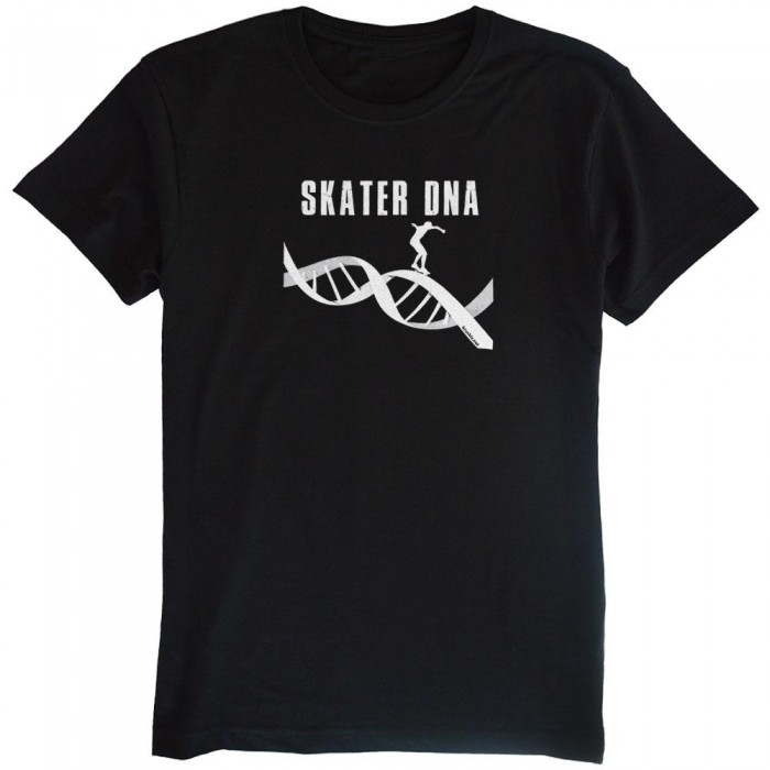 [해외]KRUSKIS Skateboard DNA 반팔 티셔츠 14136887504 Black