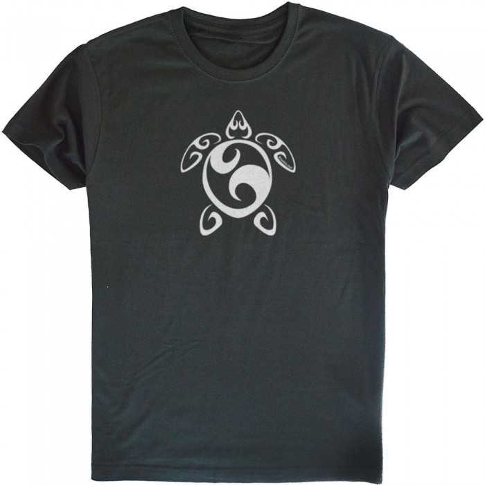 [해외]KRUSKIS Sea 터틀 Tribal 반팔 티셔츠 14135920223 Dark Grey