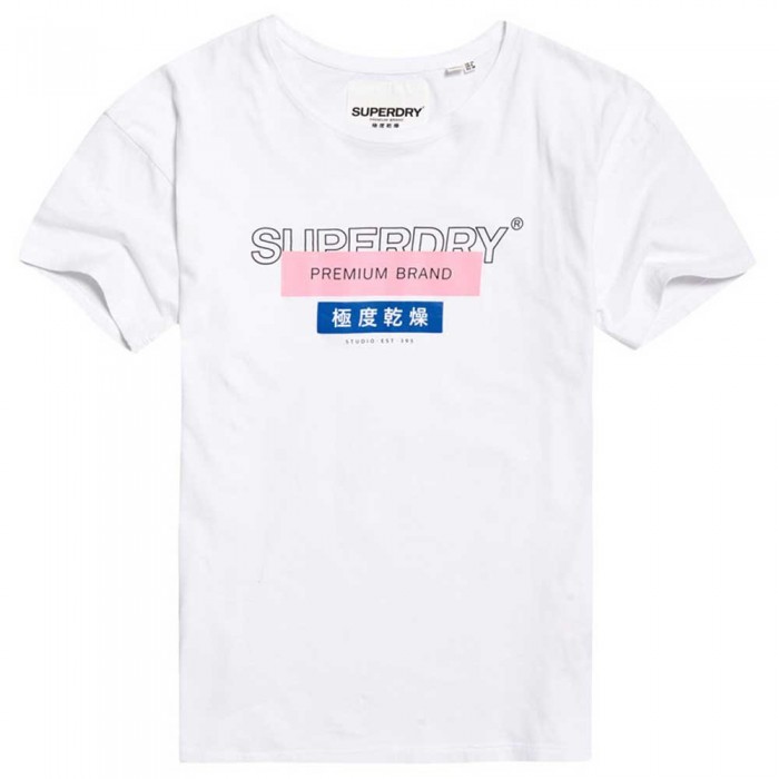 [해외]슈퍼드라이 반소매 티셔츠 Premium Brand Patch Portland 137123192 Optic
