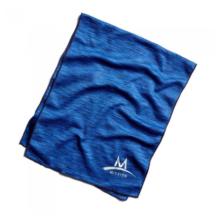 [해외]MISSION 수건 테크 Knit Cooling L 7136214276 Royal Blue Space Dye