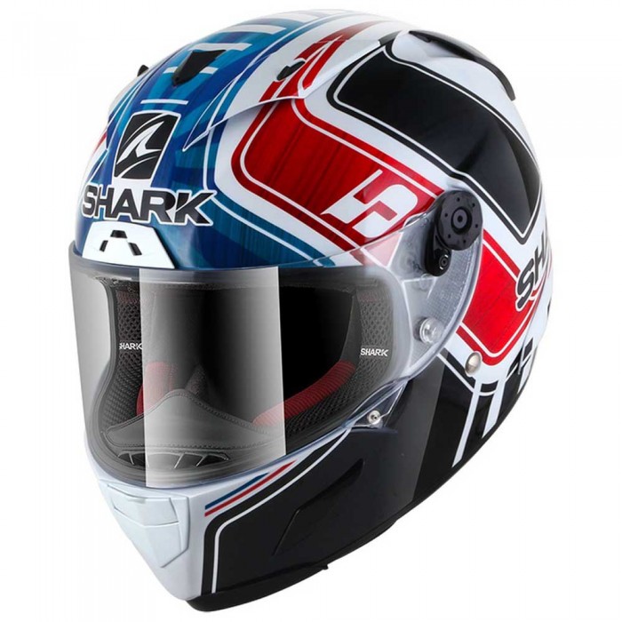 [해외]샤크 Race-R 프로 Zarco France GP 풀페이스 헬멧 9136993893 White / Blue / Red