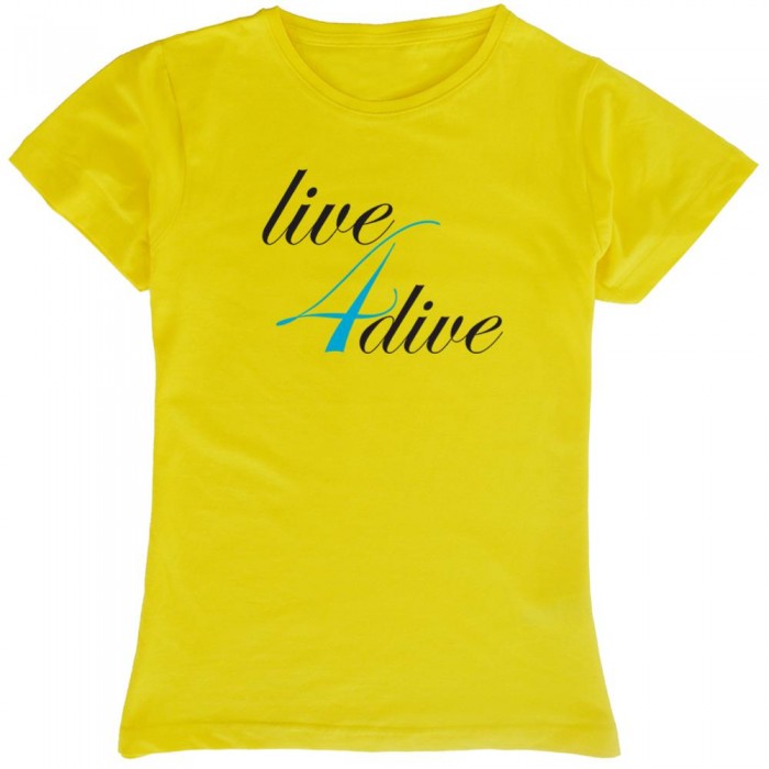 [해외]KRUSKIS Live 4 Dive 반팔 티셔츠 10136696449 Yellow