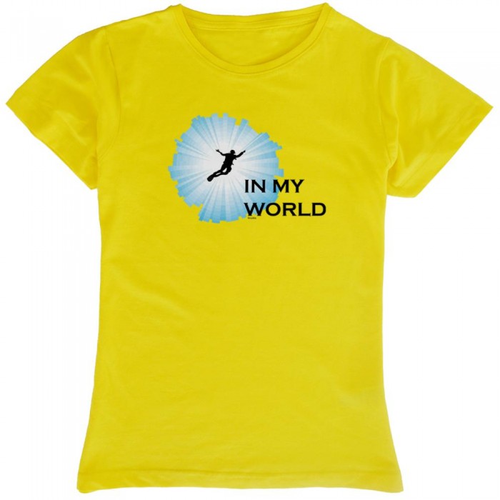 [해외]KRUSKIS In My World 반팔 티셔츠 10136696451 Yellow