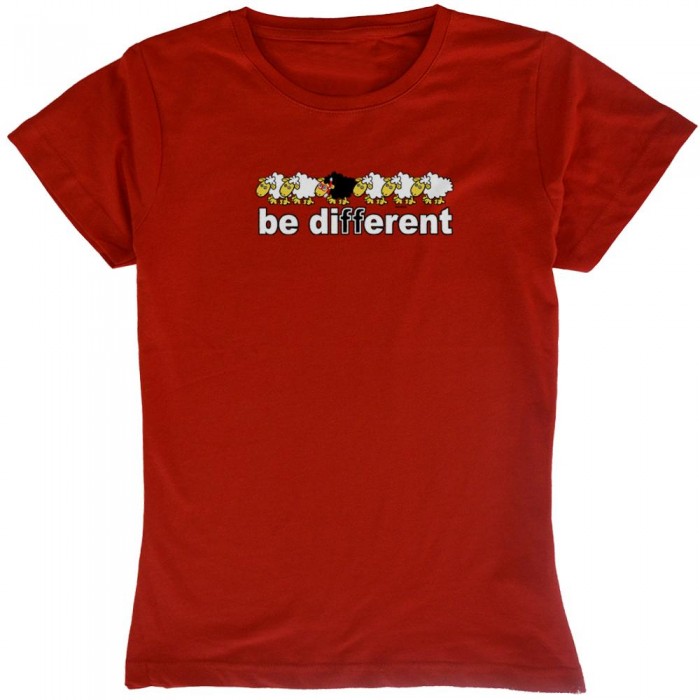 [해외]KRUSKIS Be Different 반팔 티셔츠 10136696453 Red