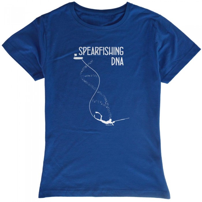 [해외]KRUSKIS Spearfishing DNA 반팔 티셔츠 10136887459 Royal Blue