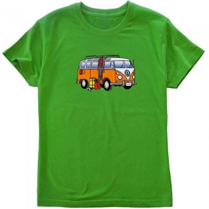 [해외]KRUSKIS Hippie Van Dive 반팔 티셔츠 10137184444 Green