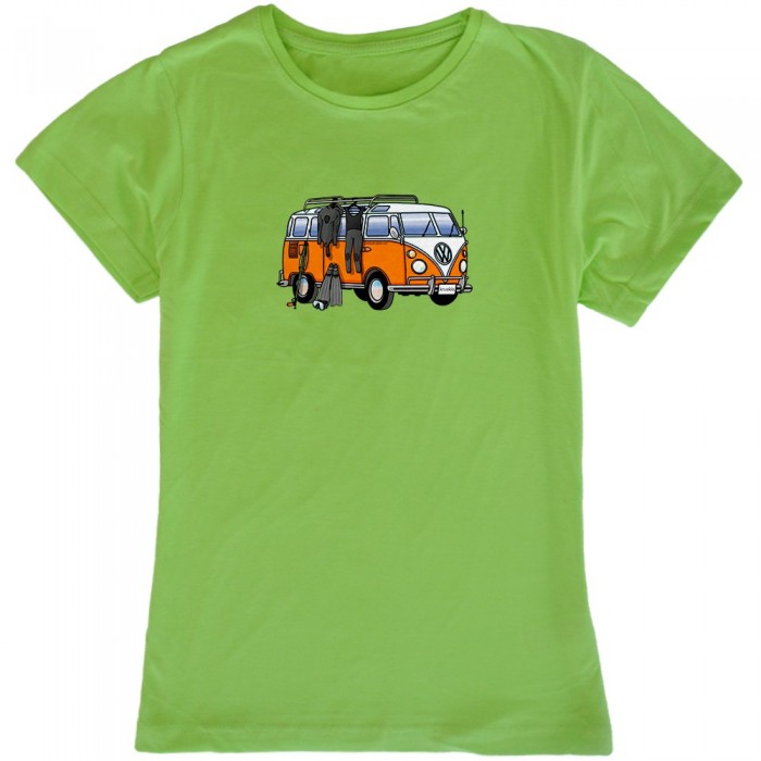 [해외]KRUSKIS Hippie Van Spearfish 반팔 티셔츠 10137184451 Light Green