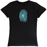 [해외]KRUSKIS Surfer Fingerprint 반팔 티셔츠 14137039803 Black