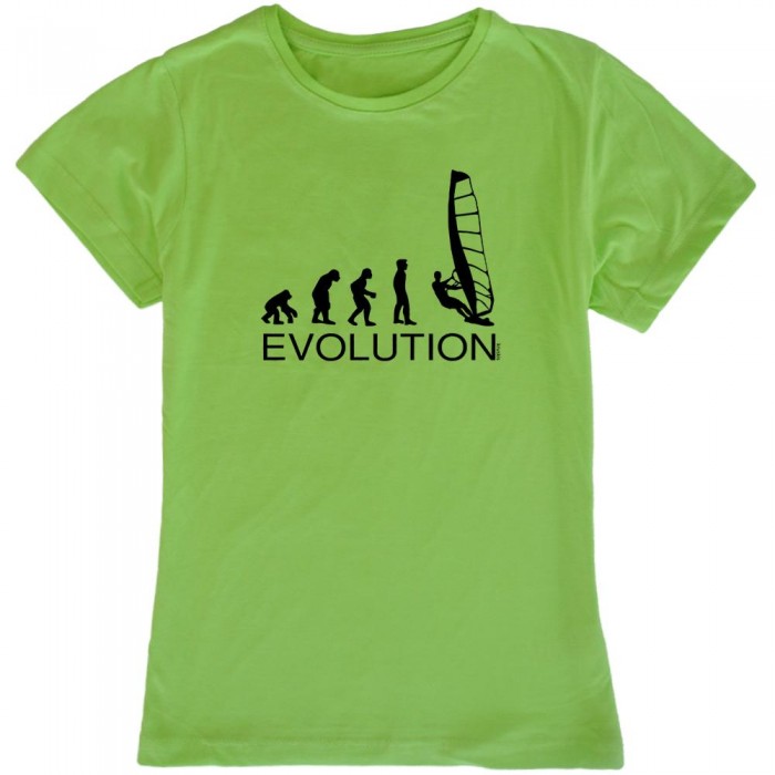 [해외]KRUSKIS Evolution 윈드surf 반팔 티셔츠 14136696597 Light Green