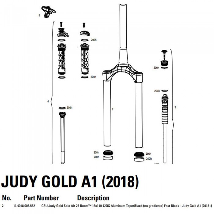 [해외]락샥 Judy Gold Boost Solo 에어 42Os 1137117212 Black
