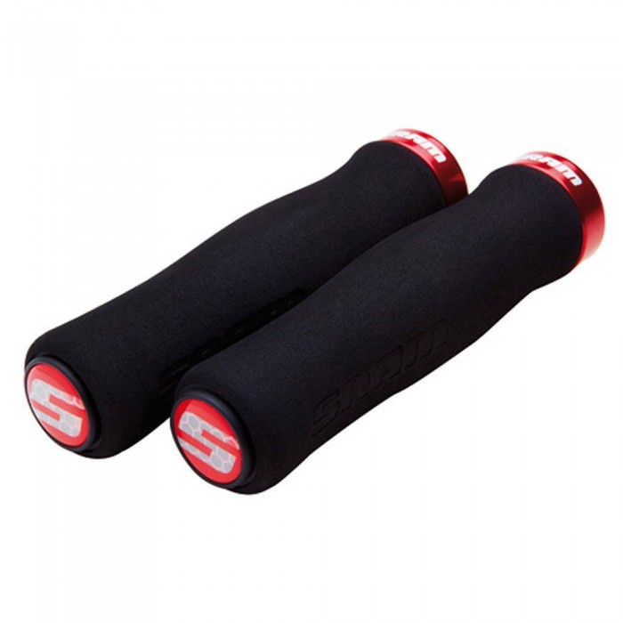 [해외]스램 Locking Contour Foam 129 mm/Red 그립 1136003737 Black / Black