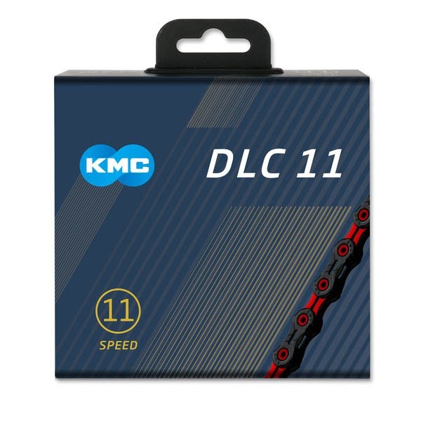 [해외]KMC 로드/MTB 체인 X11SL DLC WT X 1136711654 Black / Red