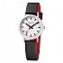 [해외]몬데인 Classic 시계 136506629 White / Black Leather / Red Lining