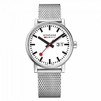 [해외]몬데인 Evo2 Big 시계 136927471 White / Stainless Steel Mesh