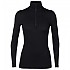 [해외]아이스브레이커 200 Oasis Merino 긴팔 베이스 레이어 4136879946 Black