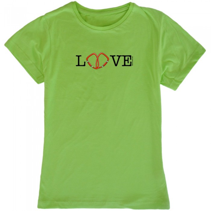 [해외]KRUSKIS Love 반팔 티셔츠 4137151653 Light Green