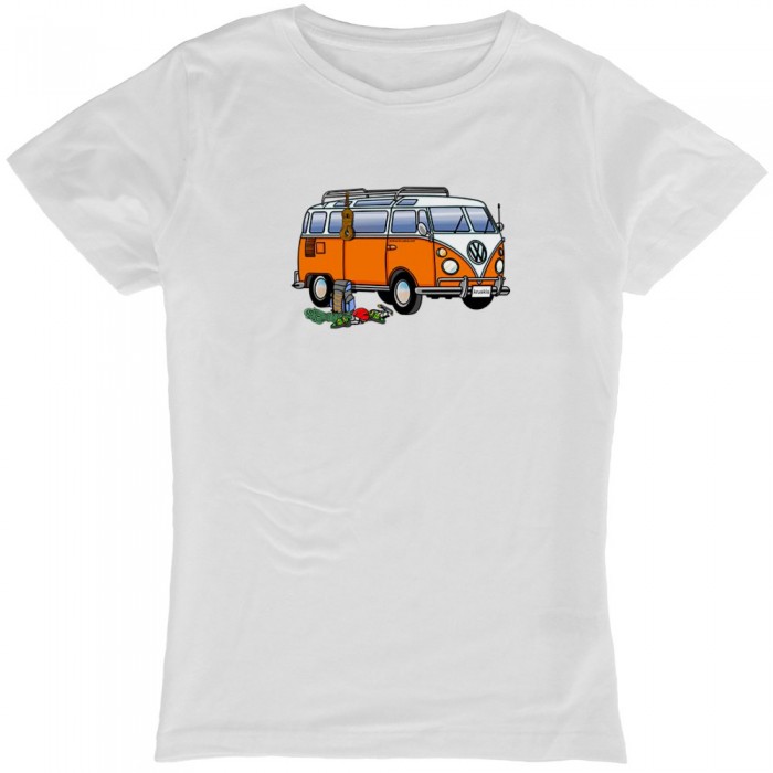 [해외]KRUSKIS Hippie Van Climbing 반팔 티셔츠 4137288223 White