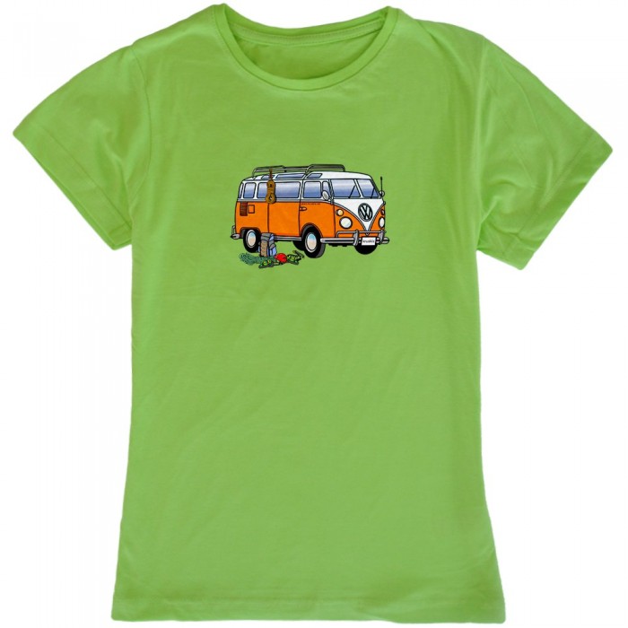 [해외]KRUSKIS Hippie Van Climbing 반팔 티셔츠 4137288224 Light Green