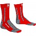 [해외]X-SOCKS Silver 양말 4137057265 Crimson Red / Dolomite Grey