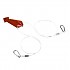 [해외]SEACHOICE 로프 Tow 하네스 With Wire Cable 6 Mm 141288653 Red