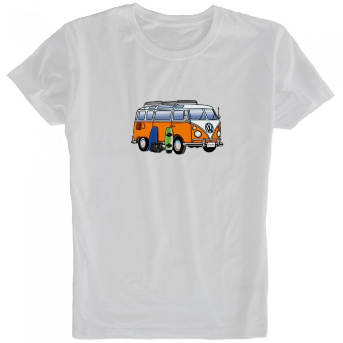 [해외]KRUSKIS Hippie Van Wakeboard 반팔 티셔츠 14137288211 White
