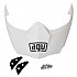 [해외]AGV OUTLET Visera AX-8 Dual Evo/AX-8 Dual 썬바이저 91095895 White