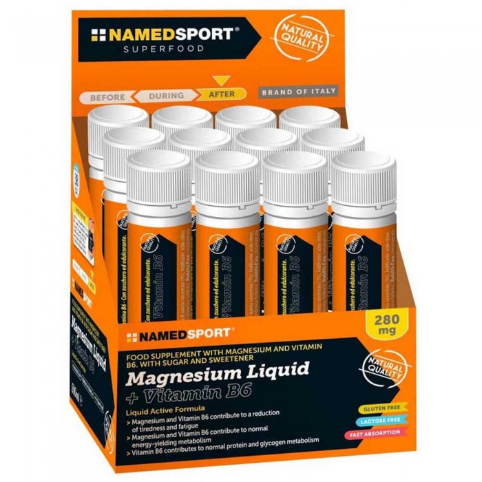 [해외]NAMED SPORT 마그네슘 액체 Super 25ml 중립적 맛 약병 7137002521 Neutral