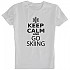 [해외]KRUSKIS 반팔 티셔츠 Keep Calm And Go 스키ing 5136696463 White