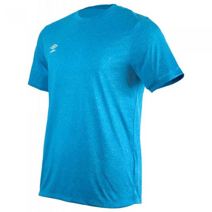 [해외]엄브로 Football Wardrobe Marl Crew Training Small 로고 반팔 티셔츠 3137090721 Ibiza Blue Marl