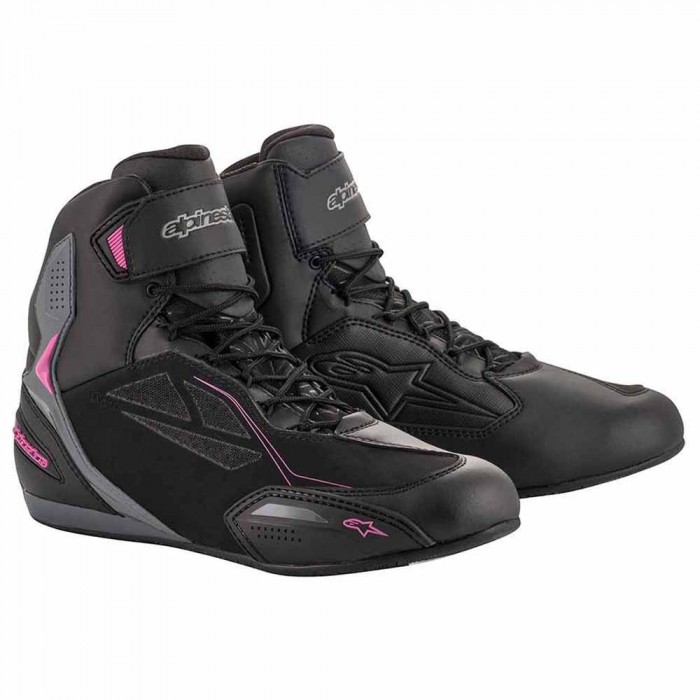 [해외]알파인스타 Stella Faster-3 Drystar 오토바이 신발 9137079750 Black / Dark Gray / Fuchsia