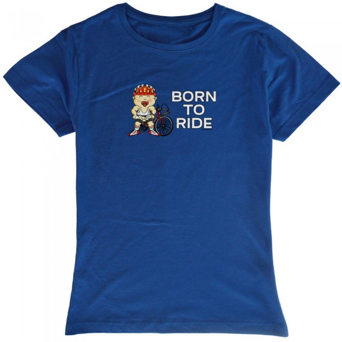 [해외]KRUSKIS Born To Ride 반팔 티셔츠 1137313079 Royal Blue