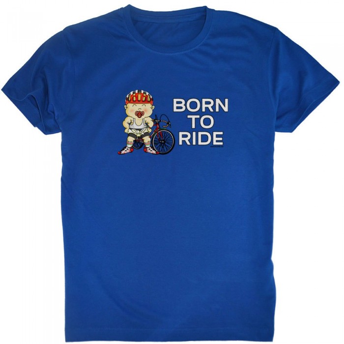 [해외]KRUSKIS Born To Ride 반팔 티셔츠 1137313077 Royal Blue