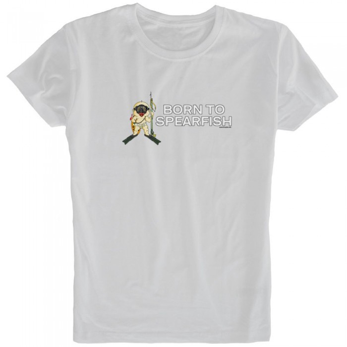 [해외]KRUSKIS Born To Spearfishing 반팔 티셔츠 10137313061 White