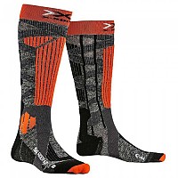 [해외]X-SOCKS 양말 스키 Rider 4.0 5137215232 Stone Grey Melange / X-Orange