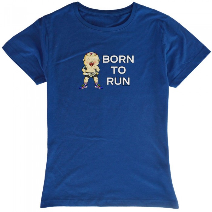 [해외]KRUSKIS Born To Run 반팔 티셔츠 6137313069 Royal Blue