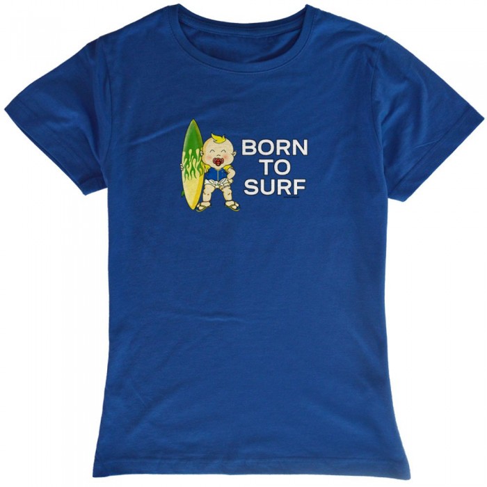 [해외]KRUSKIS Born To Surf 반팔 티셔츠 14137313094 Royal Blue