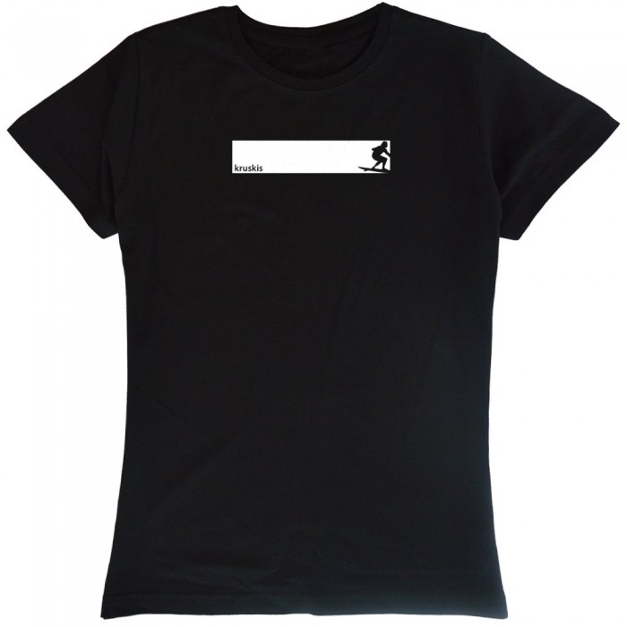 [해외]KRUSKIS Surf 프레임 반팔 티셔츠 14137332729 Black