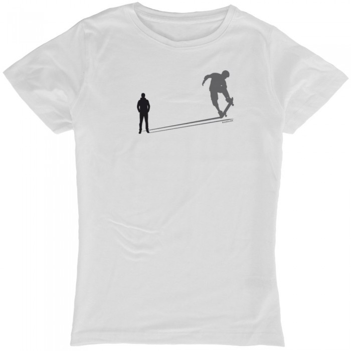 [해외]KRUSKIS Skate Shadow 반팔 티셔츠 14137332924 White